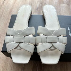Saint Laurent Porcellana Sandal